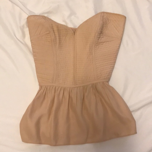 Parker blush strapless bustier top - Picture 4 of 4